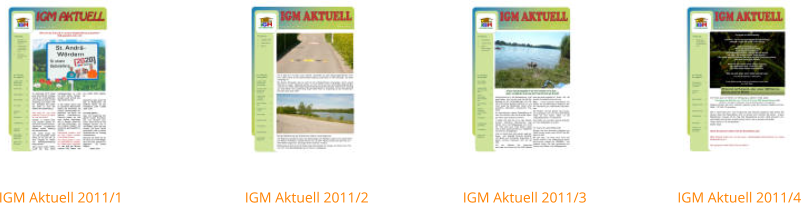 IGM Aktuell 2011/1 IGM Aktuell 2011/2 IGM Aktuell 2011/3 IGM Aktuell 2011/4