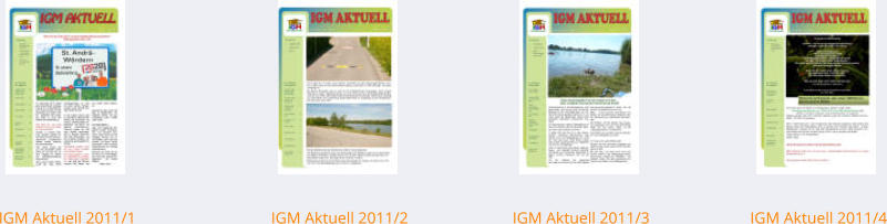 IGM Aktuell 2011/1 IGM Aktuell 2011/2 IGM Aktuell 2011/3 IGM Aktuell 2011/4